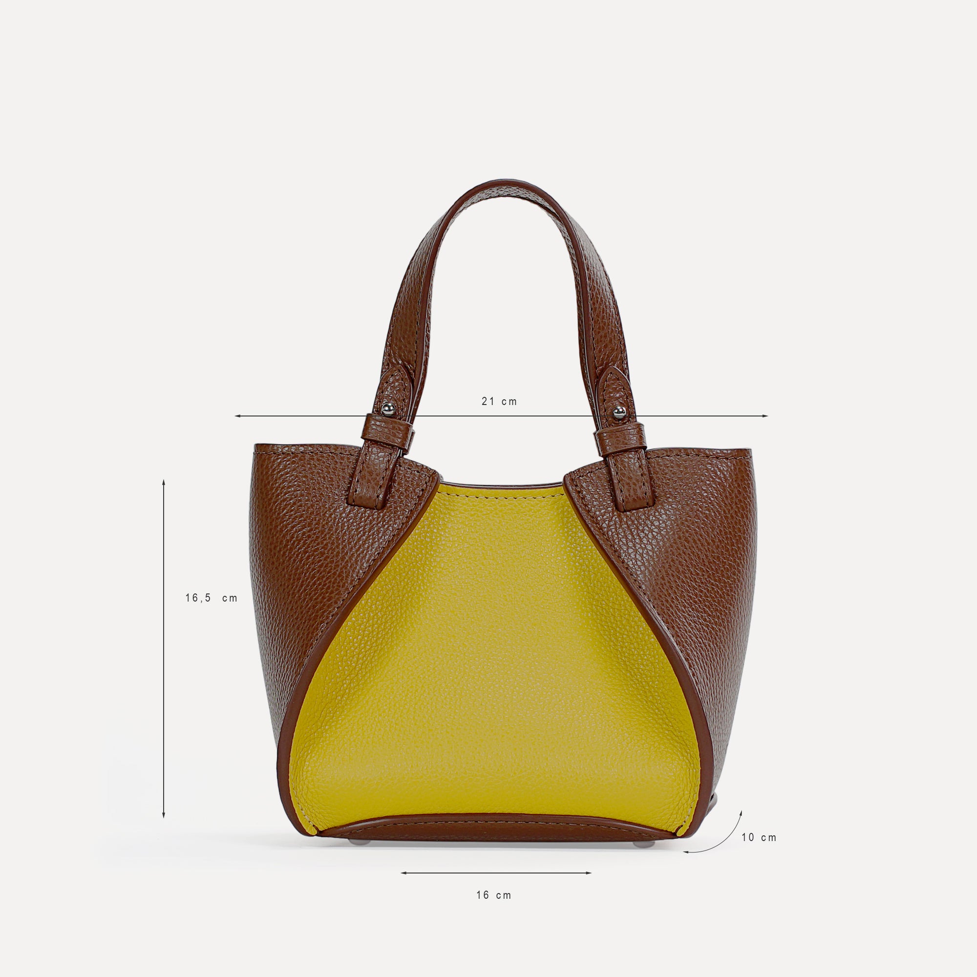 Amarante Petit Bag, Textured Leather, Teal
