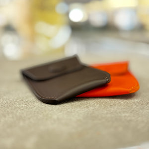 Espresso Brown Leather Key Case