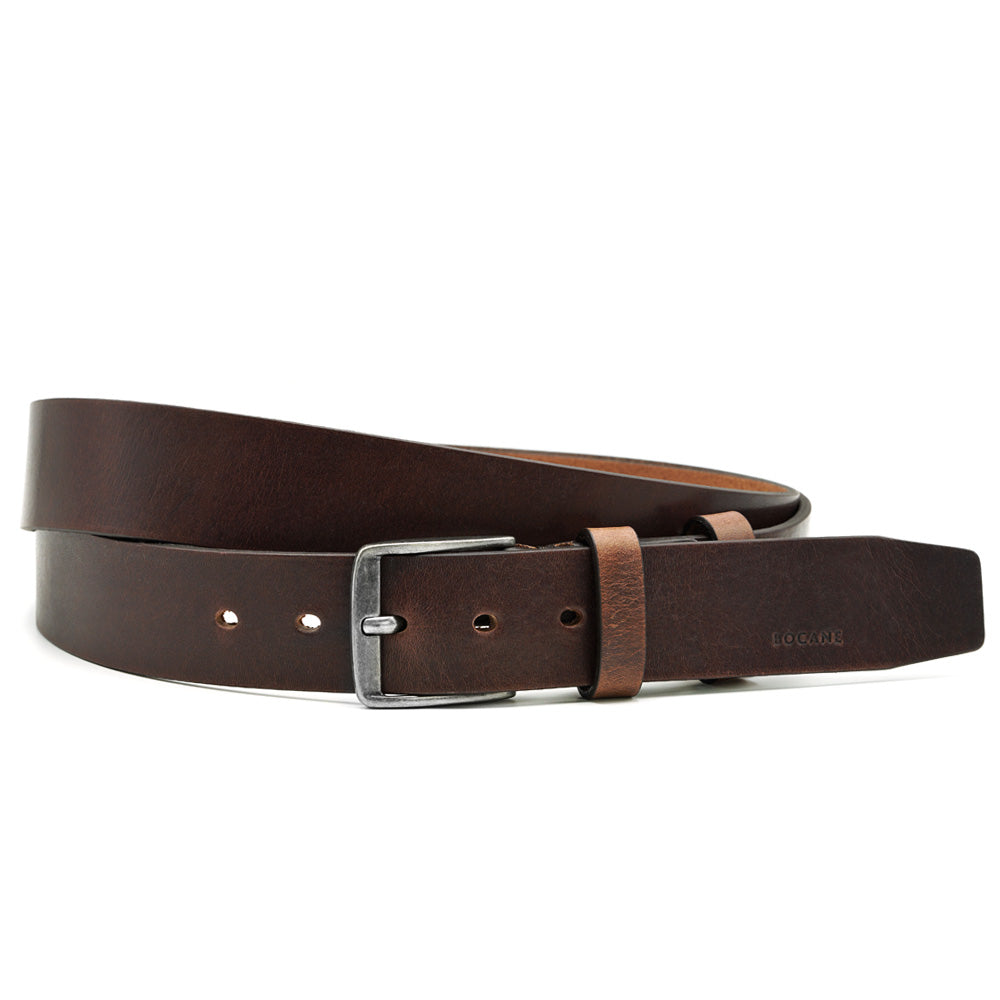 Italian Leather belt, Brown-Antique, Jeans Collection