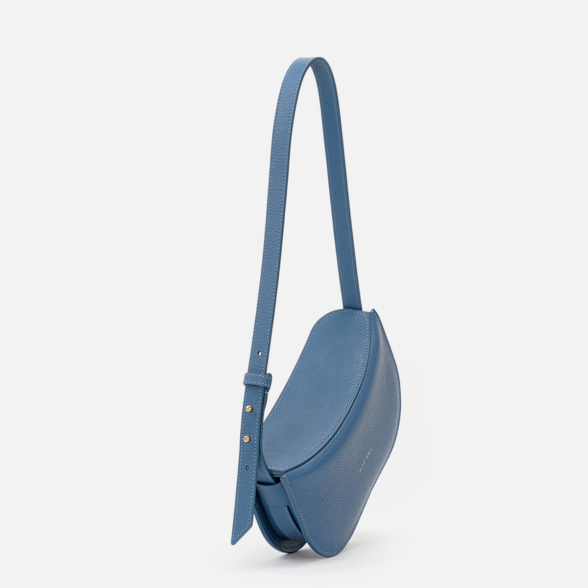 Demoiselle Bag, Textured Leather, Infinity Blue