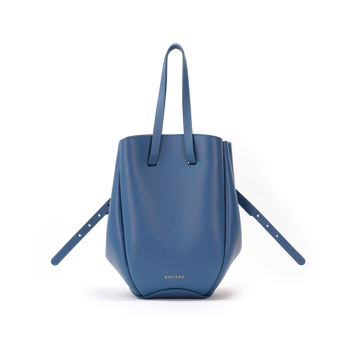 Pétale Bag, Textured Leather, Infinite Blue