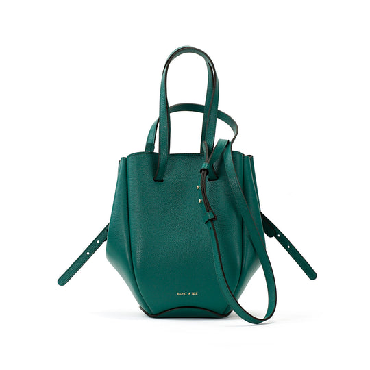 Pétale Bag, Textured Leather, Avocado Color, with Extras