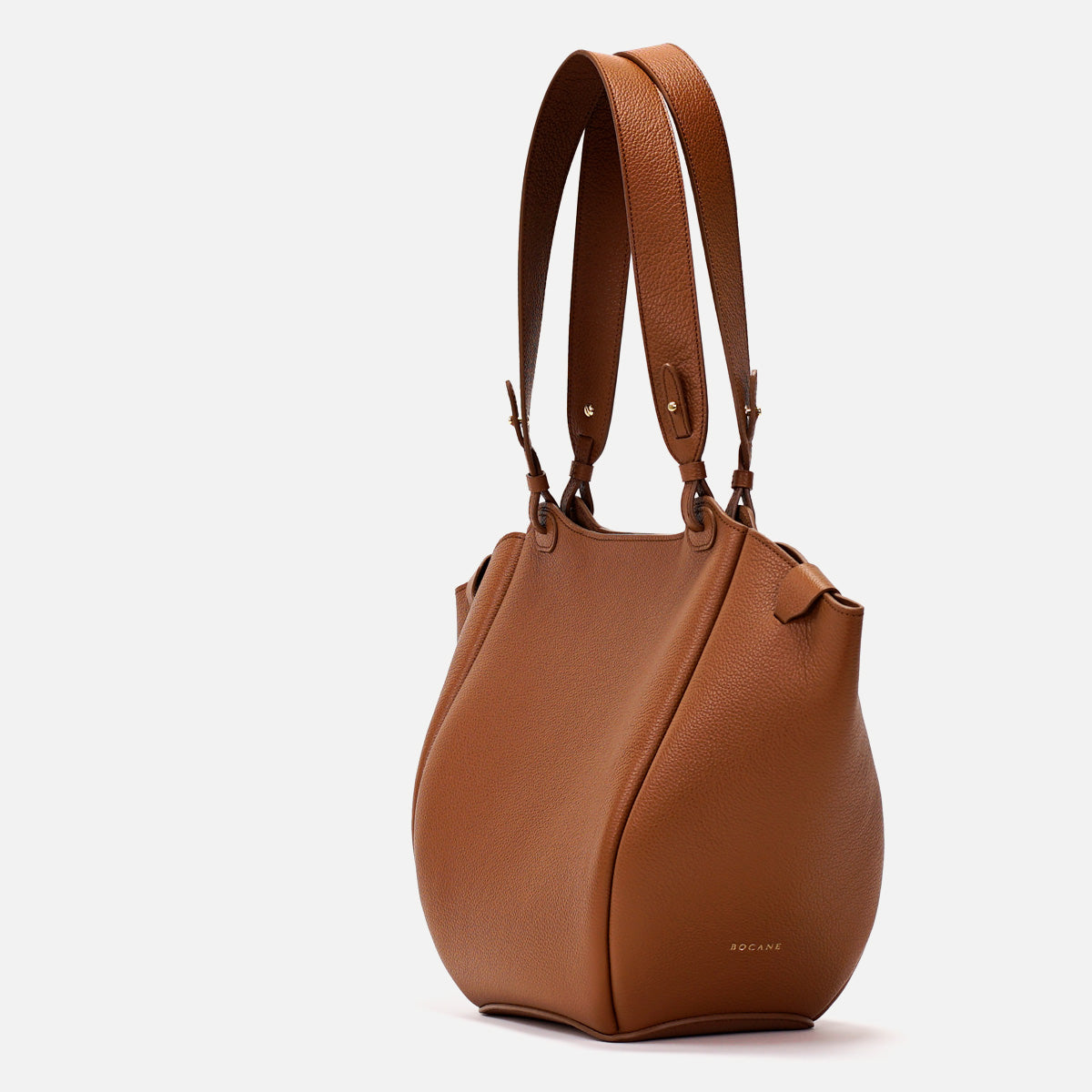 Orée Bag, Textured Leather, Cinnamon Brown
