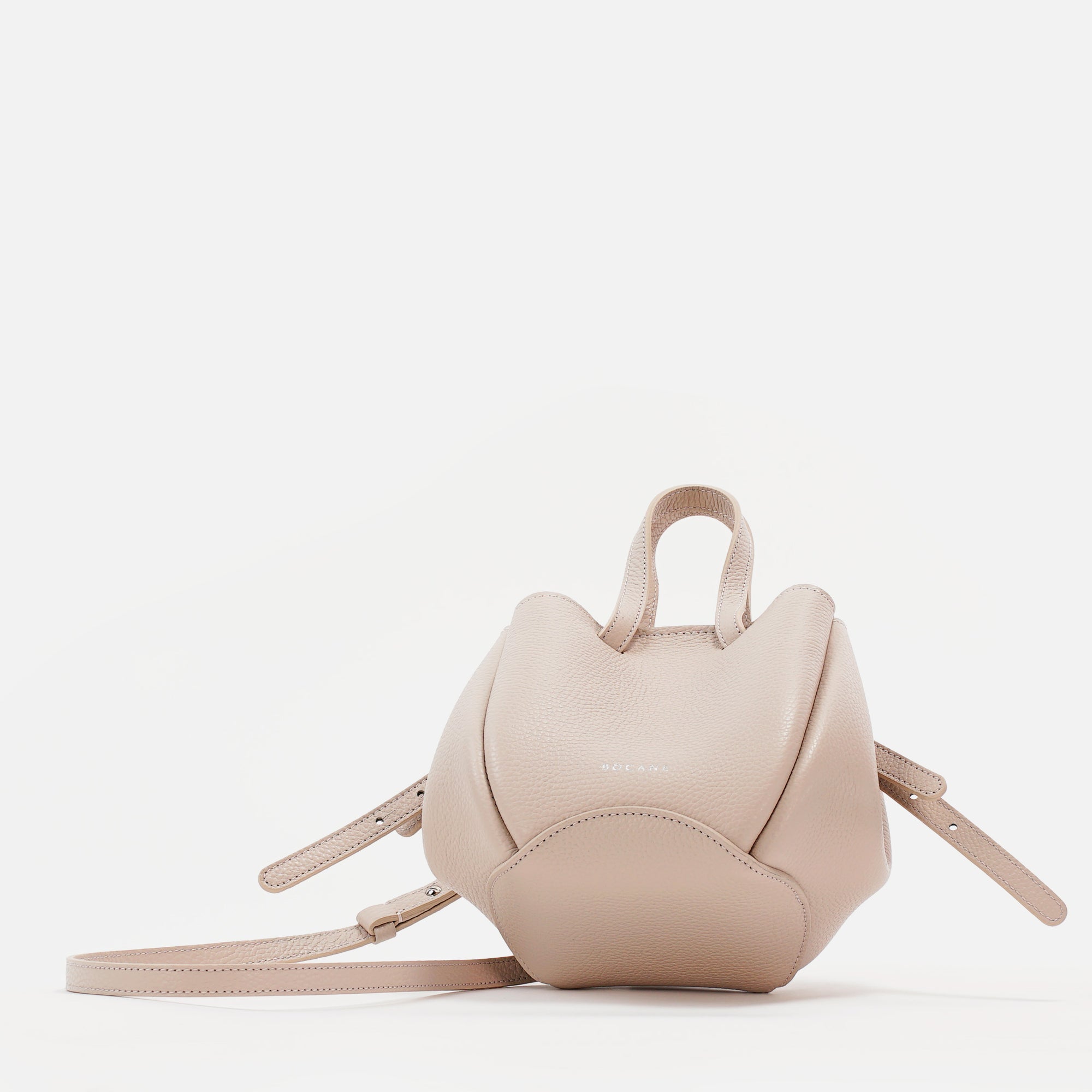 Bijou Pétale Bag, Textured Leather, Vanilla Rose Cream, with Extras