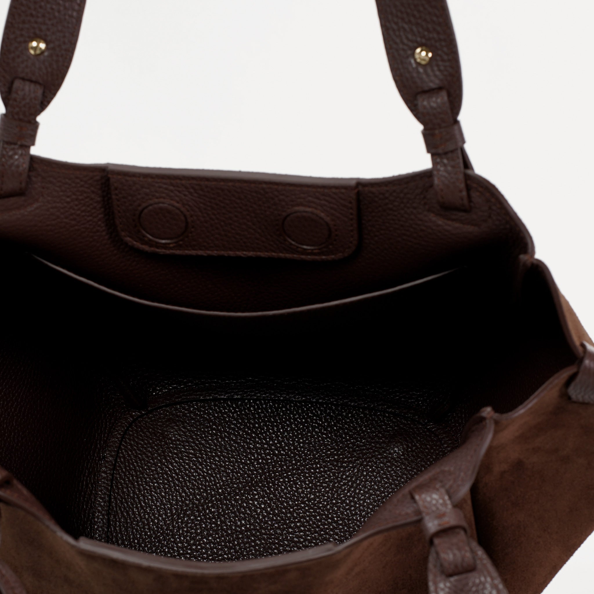 Orée Bag, Suede Leather, Chocolate