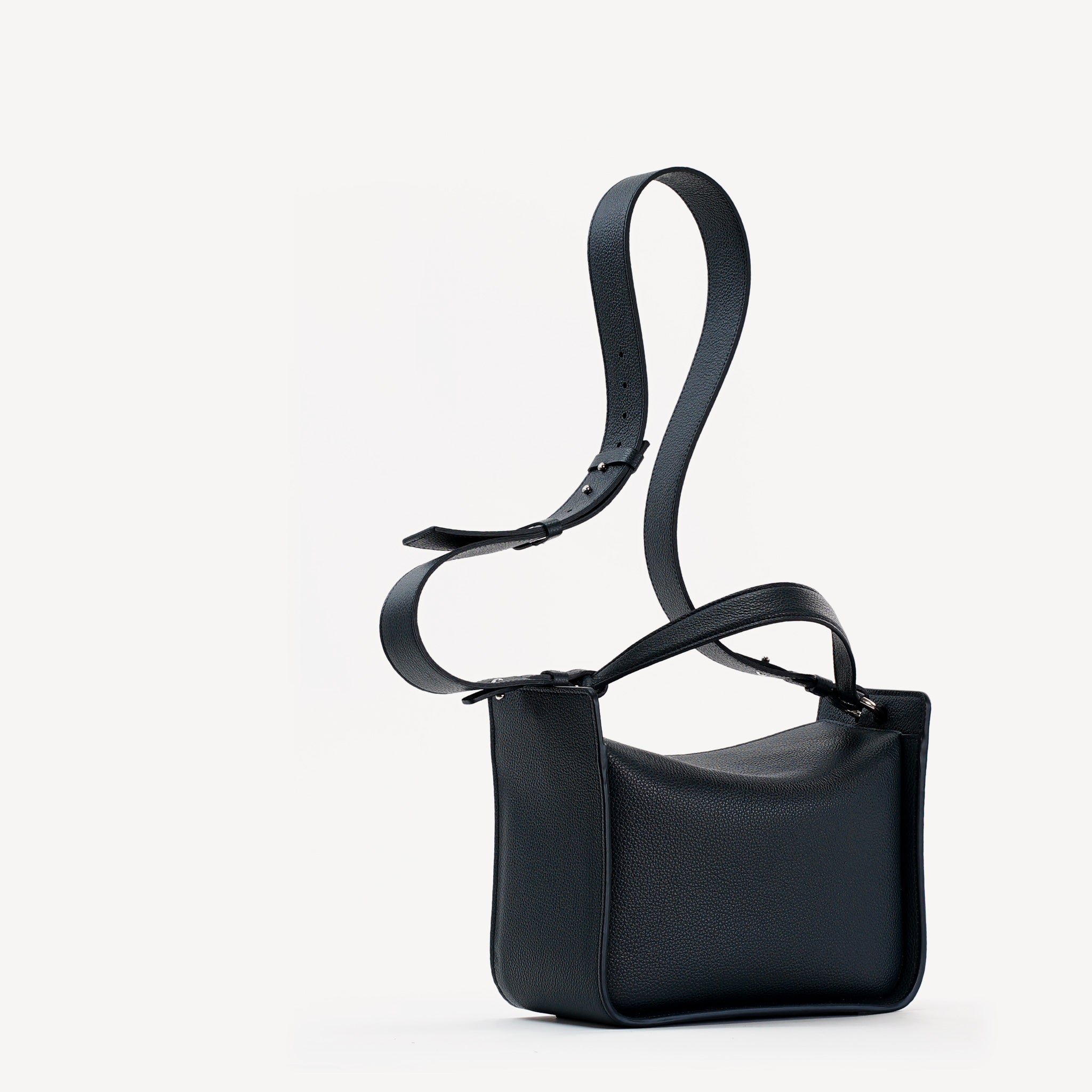 Toujours Bag, Textured Leather, Flag Blue