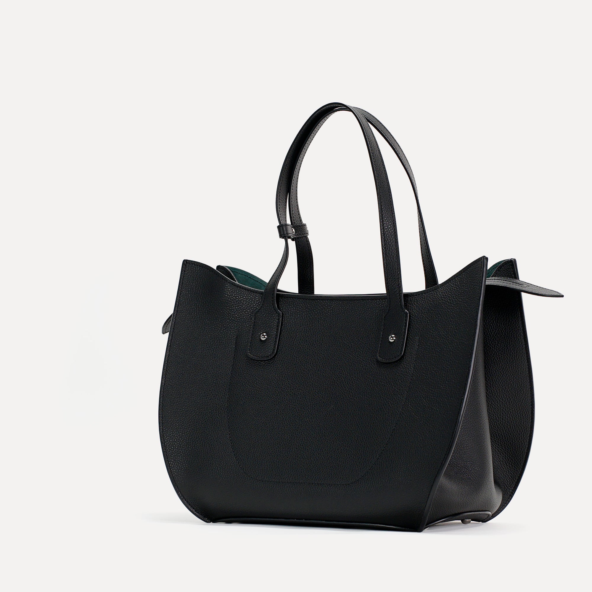 Ether Bag, Textured Leather, Black