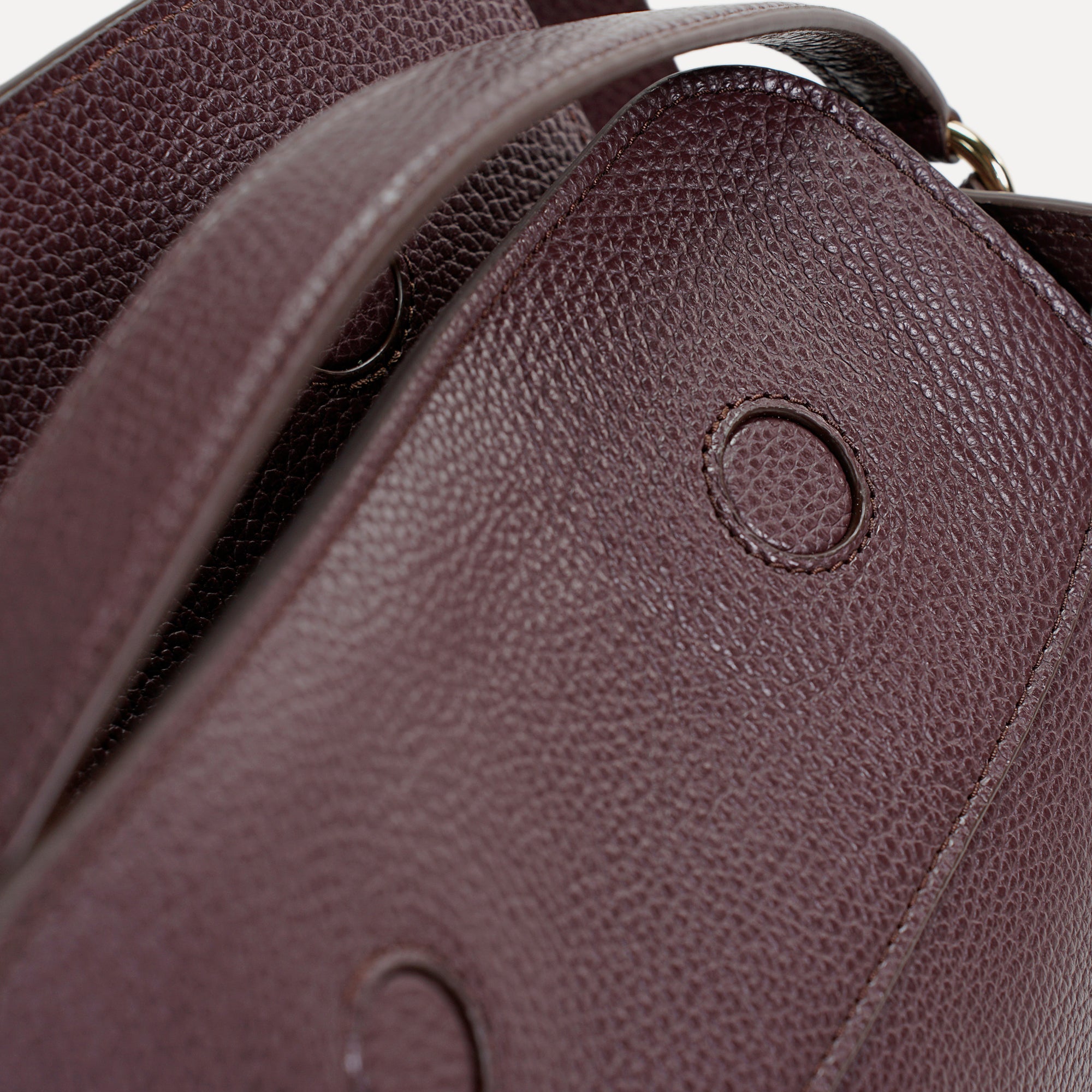 Toujours Bag, Textured Leather, Burgundy