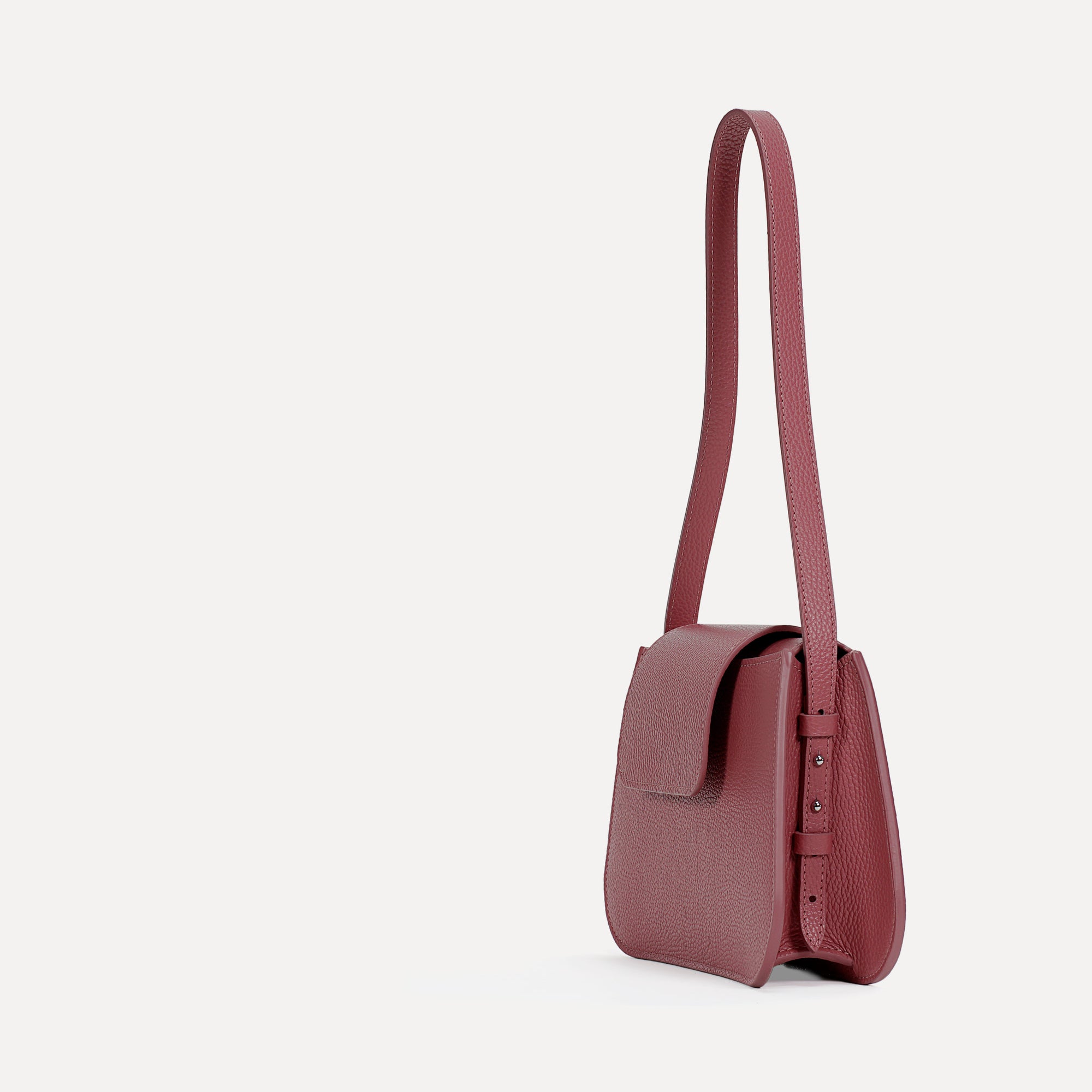 Cachette Bag, Textured Leather, Shamal Pink