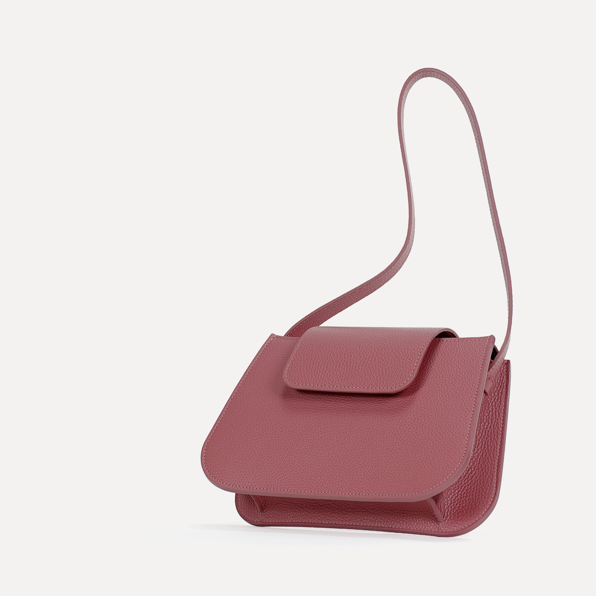 Cachette Bag, Textured Leather, Shamal Pink