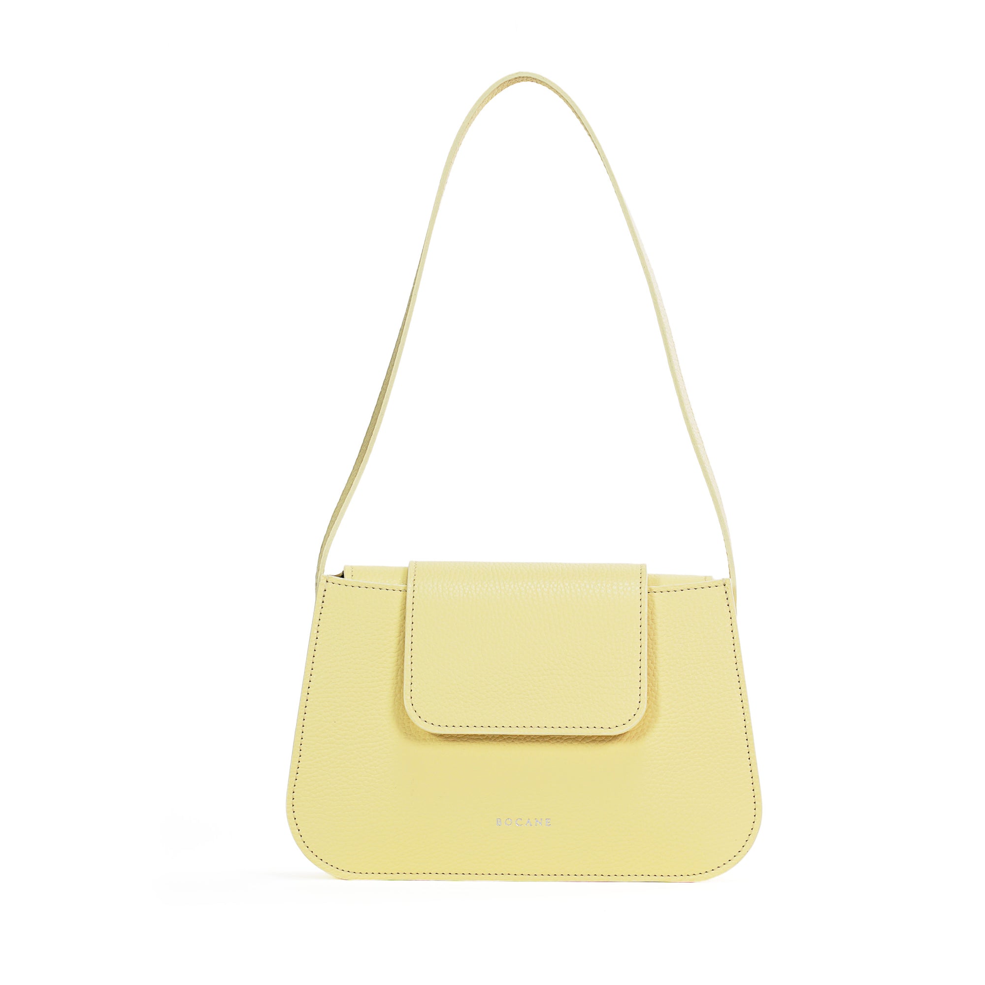 Cachette Bag, Textured Leather, Pastel Yellow
