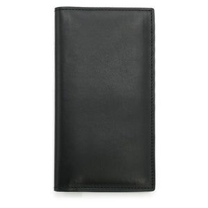 Long Wallet in Full-Grain Leather, Black