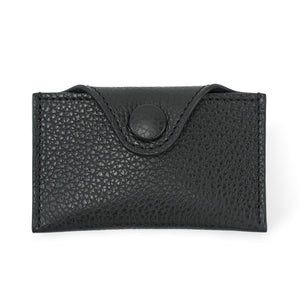 Envelope Cardholder in Black Leather