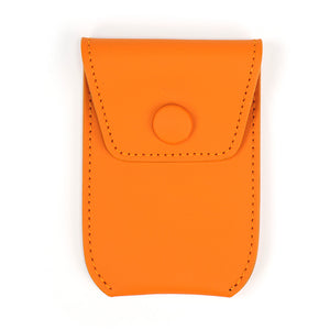 Orange Leather Key Case