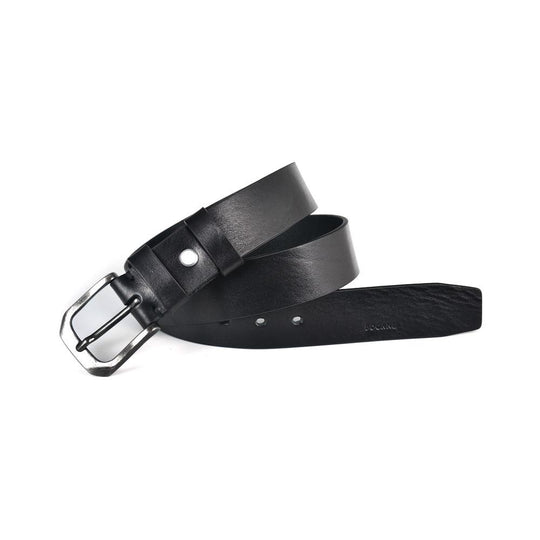 Leather Belt, Jeans Collection, Full Grain Black