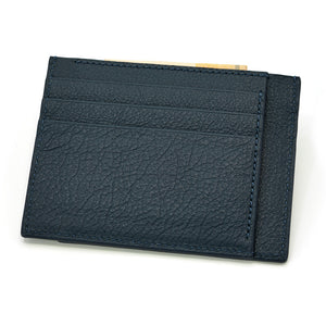 Portcard din Piele Texturata Albastru Navy